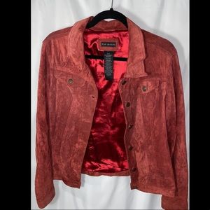 Genuine Suede Rust Jacket
